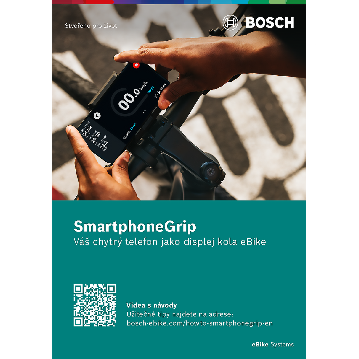 Držák telefonu BOSCH SmartPfoneGrip pro SmartSystem
