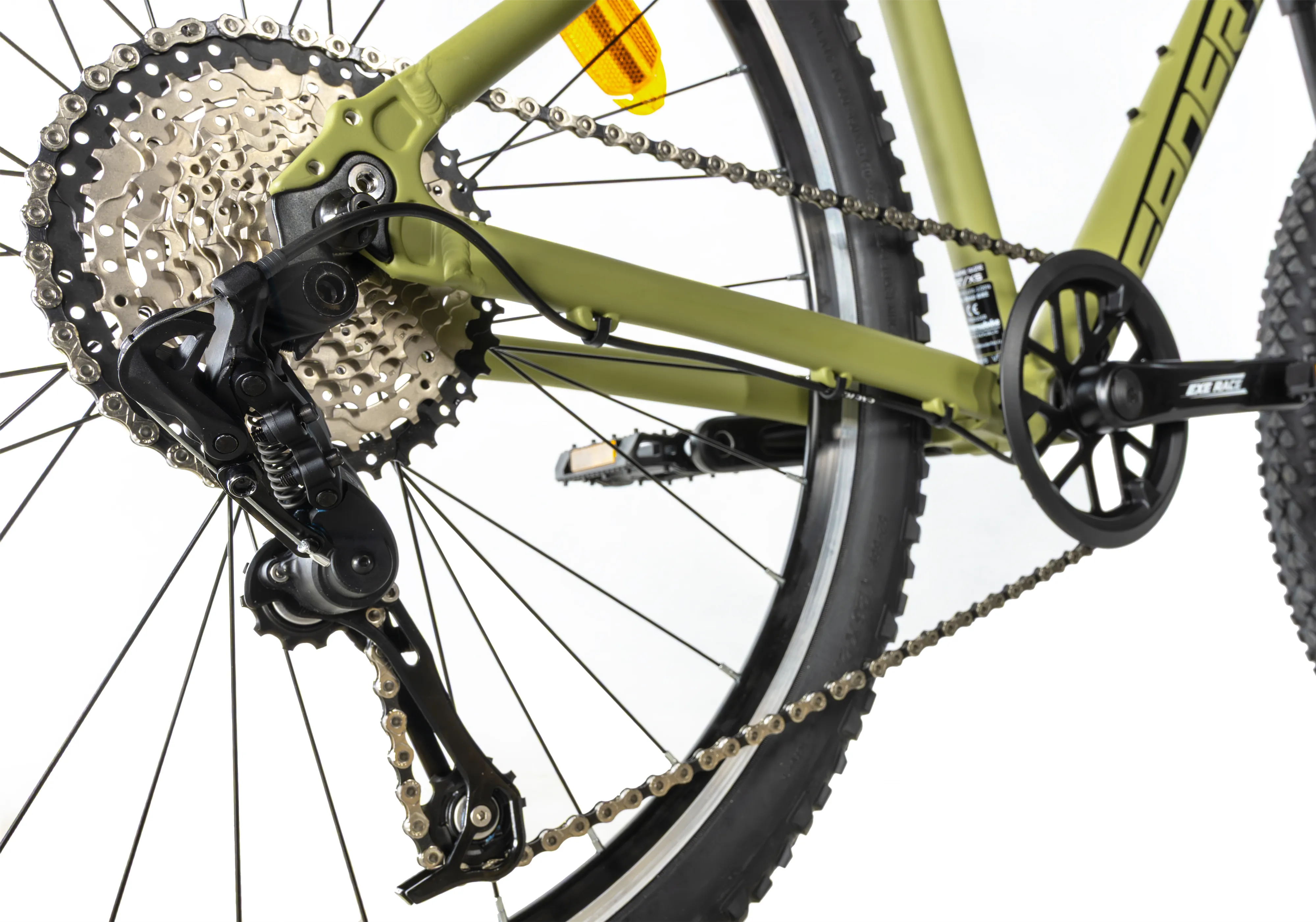 Horské kolo 26" Leader Fox MXC 2027, junior, Khaki/black /1x9/, vel.14"