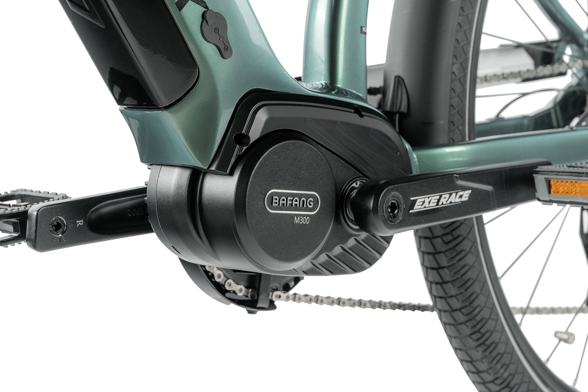 Elektrokolo 28" Leader Fox DENVER pánské 2024, 20Ah, M300, šedozelená,vel.20,5" -AKCE!