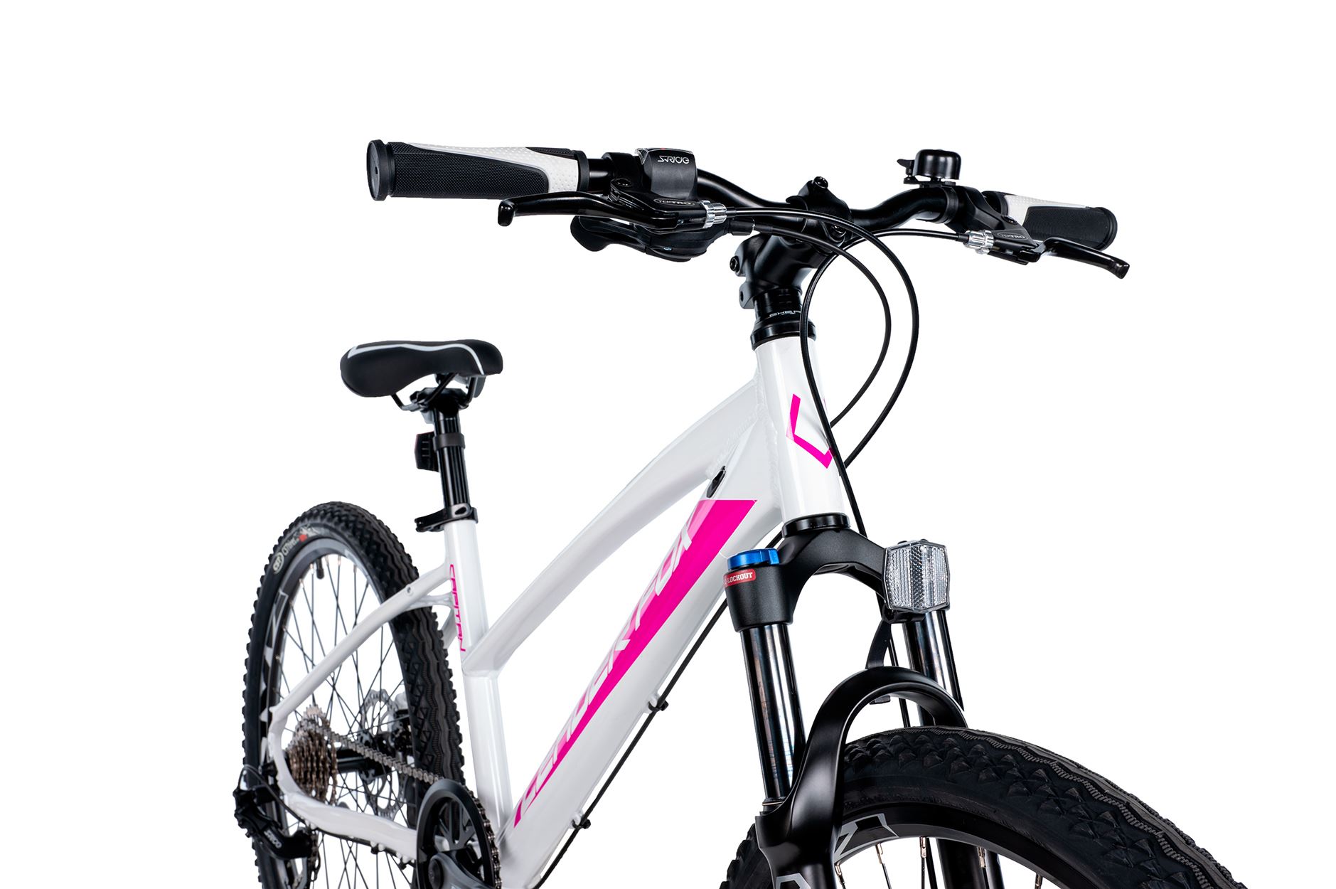 Dívčí kolo Leader Fox CAPITAN 24" Disc /1x8/ 2025 bílá/růžová
