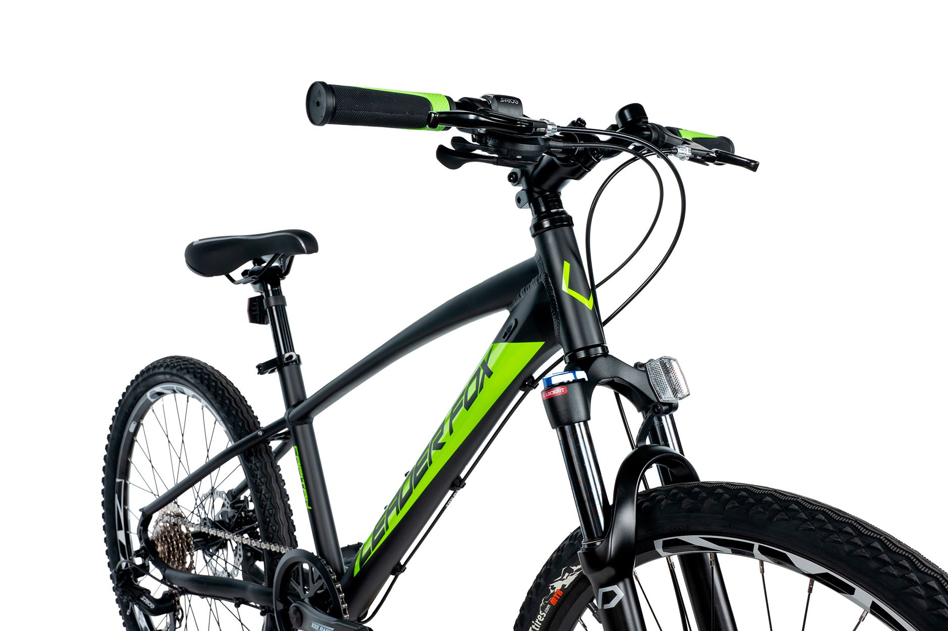 Dětské kolo Leader Fox CAPITAN 24" Disc /1x8/ 2025 černá/zelená 
