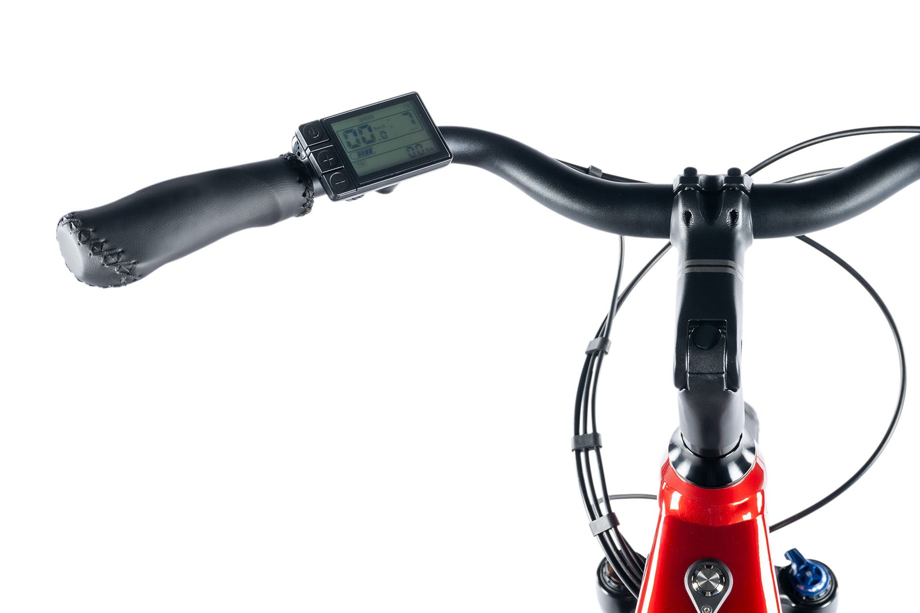 Městské elektrokolo 28" Leader Fox NARA 15Ah 2023 červená,vel.18"