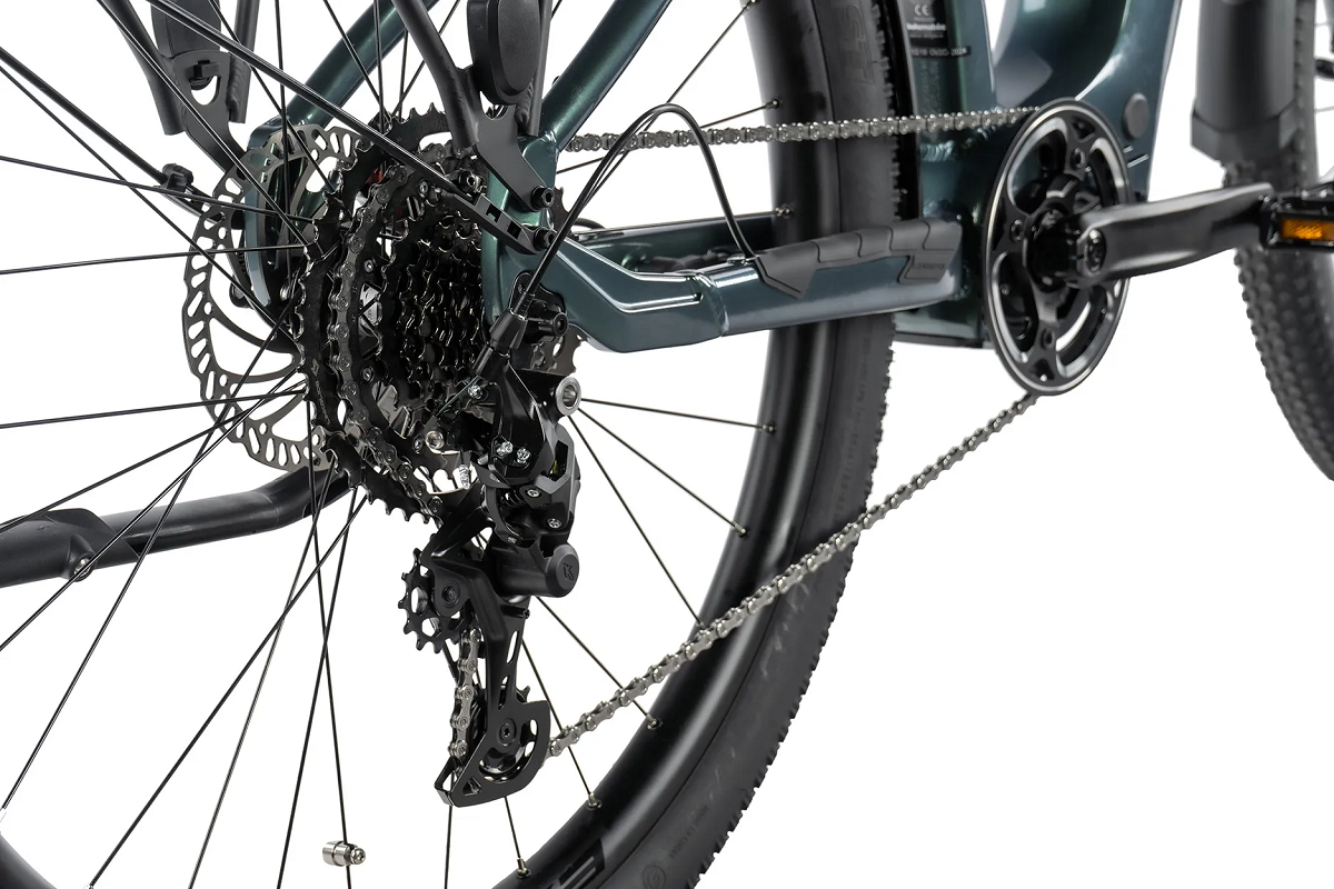 Elektrokolo 28" Leader Fox BEND pánské 2024 23,2Ah M510 bottle green/black, vel.19" -AKCE!