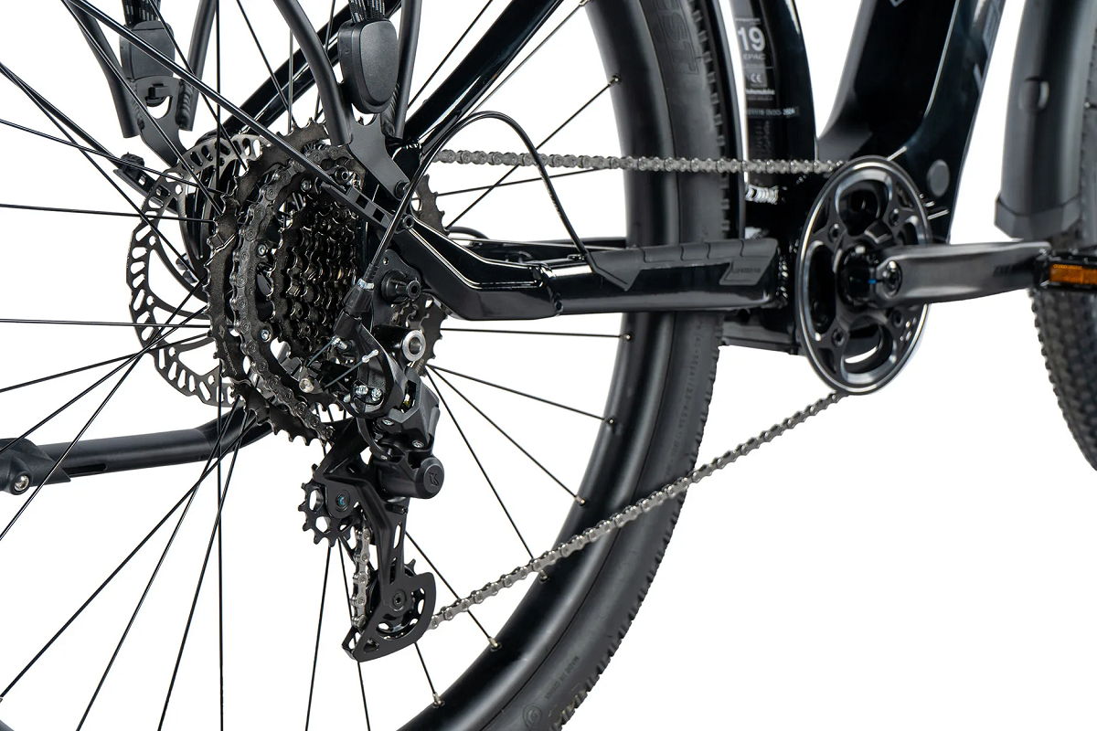 Elektrokolo 28" Leader Fox BEND pánské 2024 23,2Ah M510 black, vel.19" -AKCE!