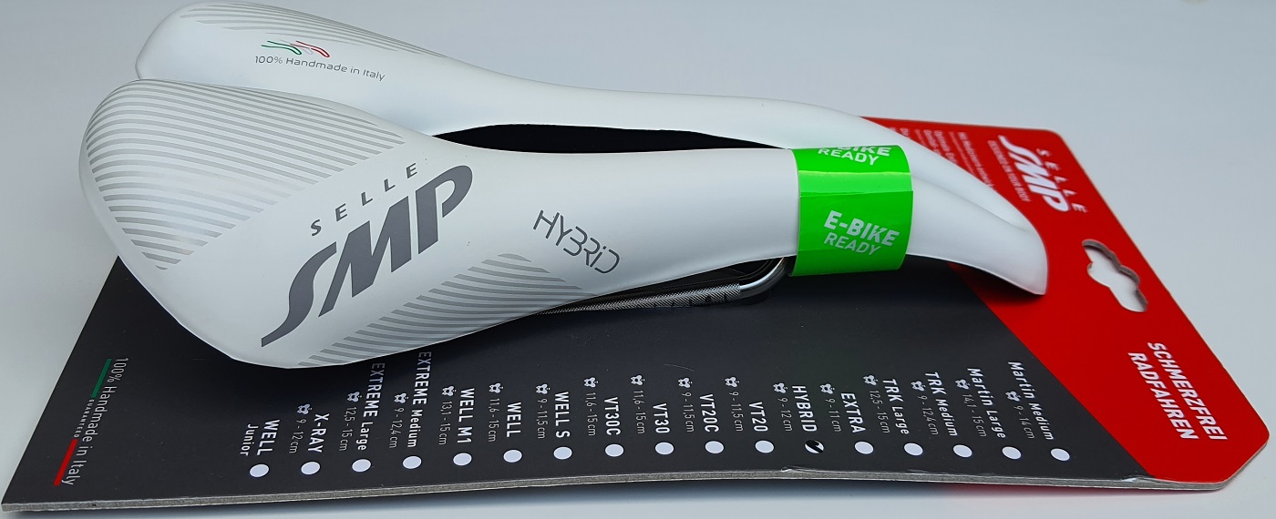 Sedlo SMP Hybrid white matt unisex