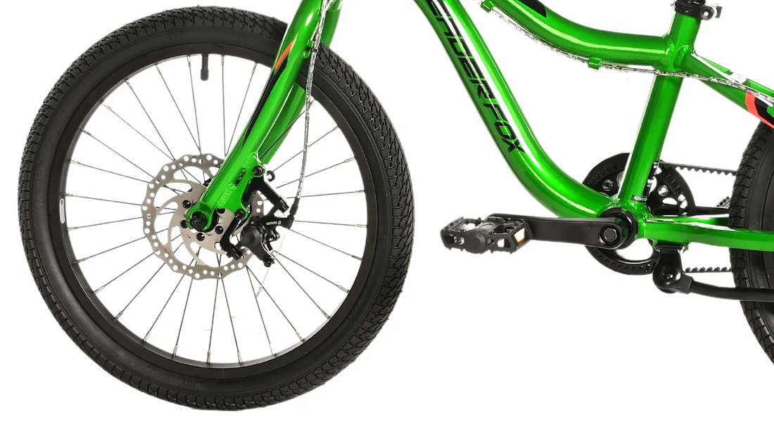 Dětské kolo 18" Leader Fox KENO disc zelená