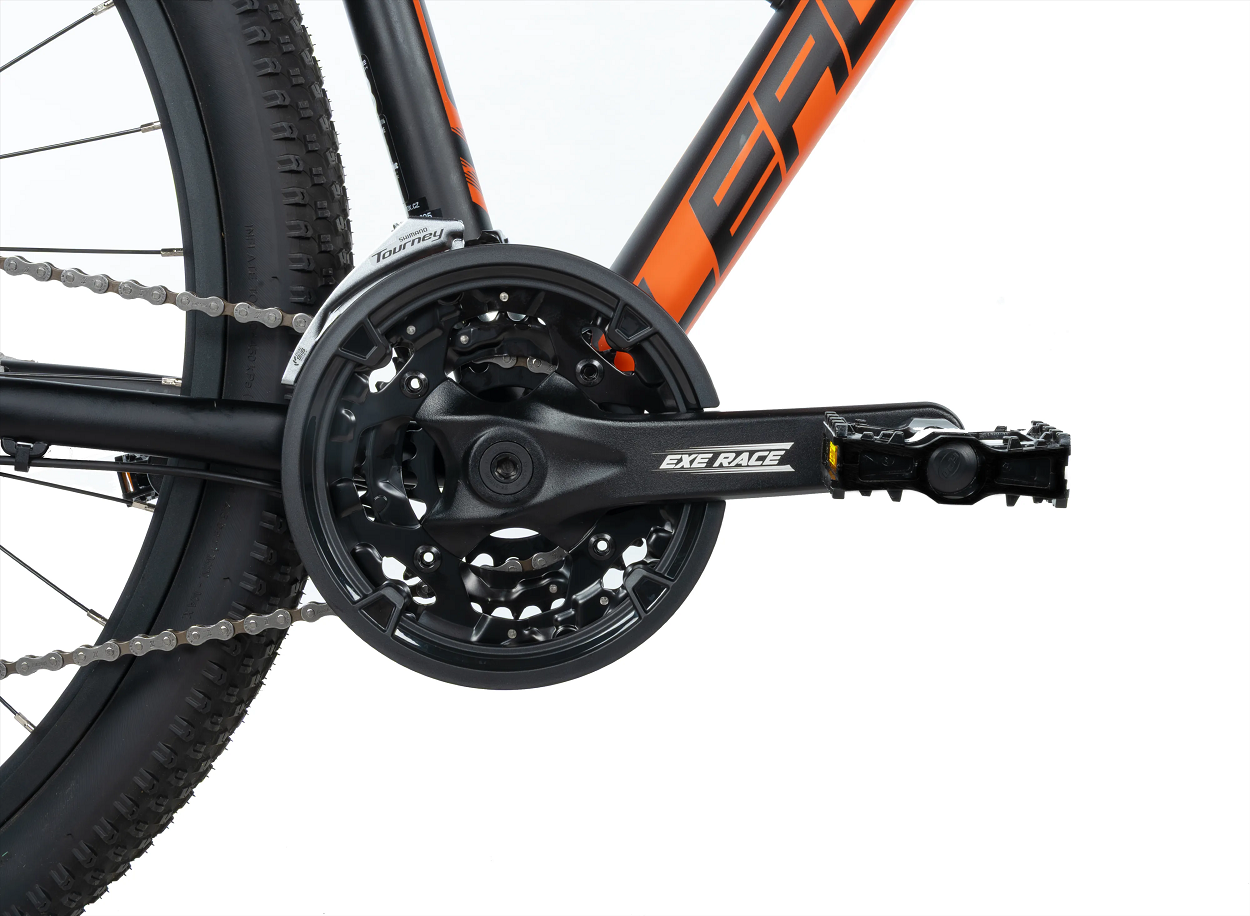 Horské kolo 29" Leader Fox JASPER 2026 black/orange vel.18"