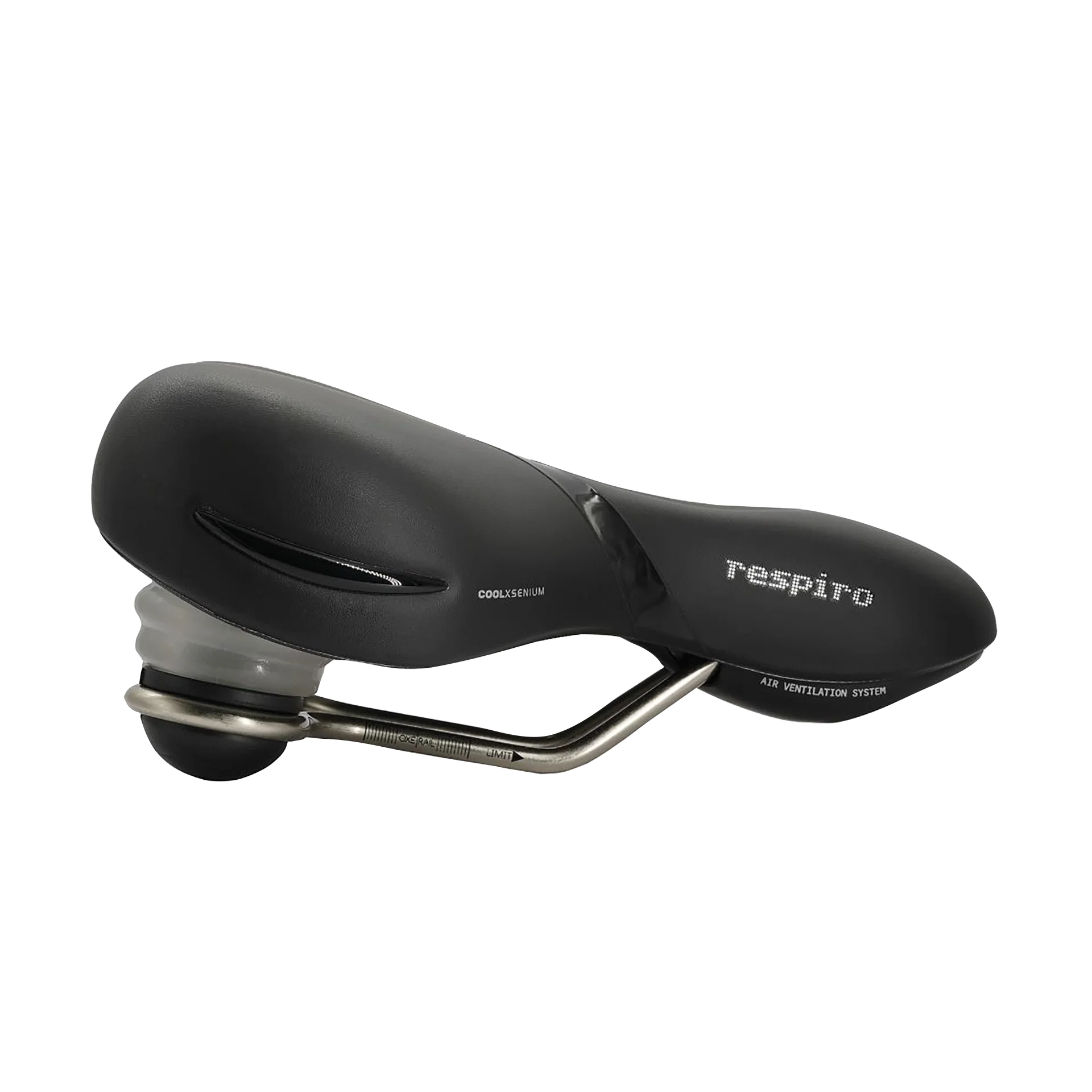 Sedlo gelové Selle Royal RESPIRO RELAXED Unisex černé,  Stracciatella