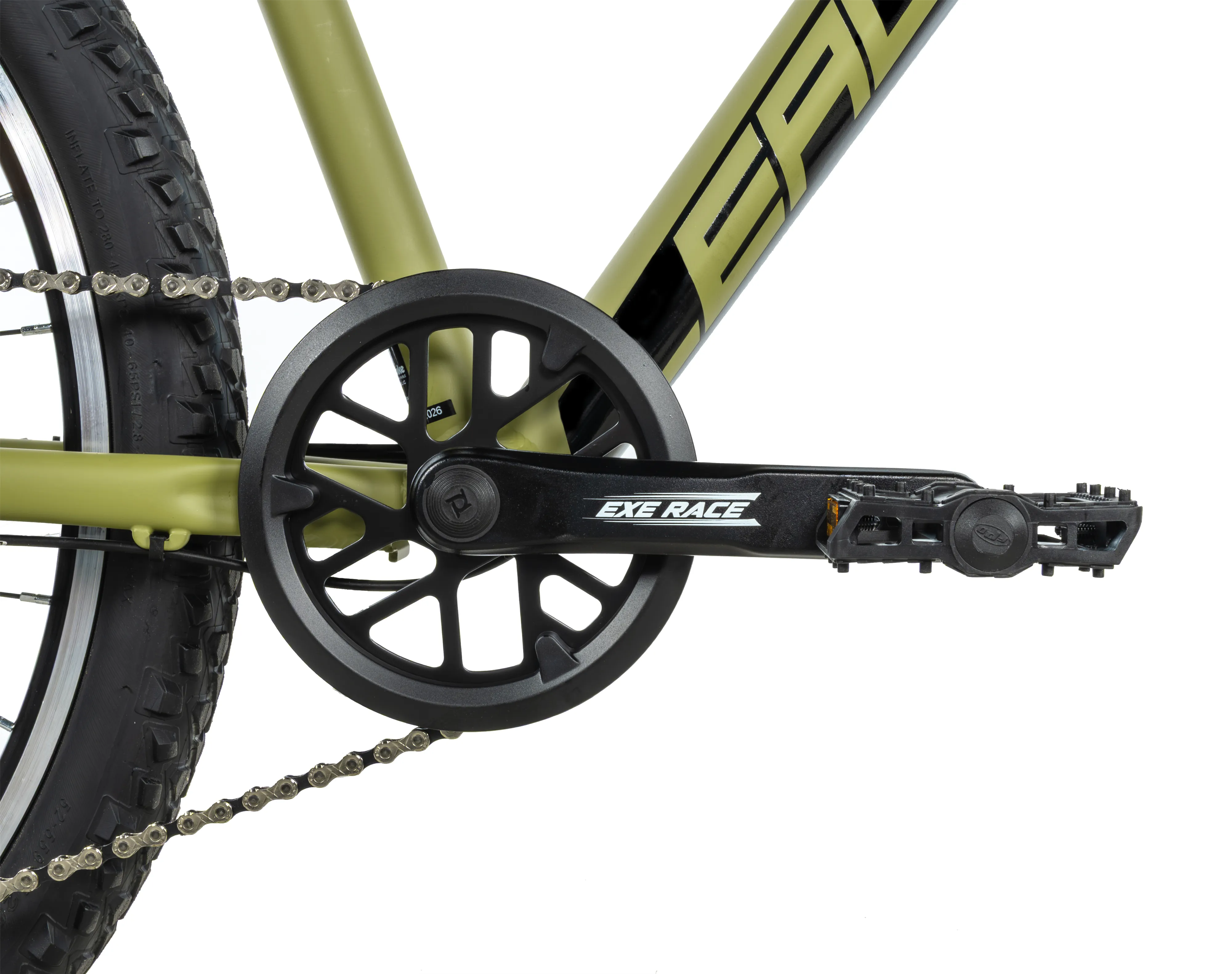Horské kolo 26" Leader Fox MXC 2027, junior, Khaki/black /1x9/, vel.14"