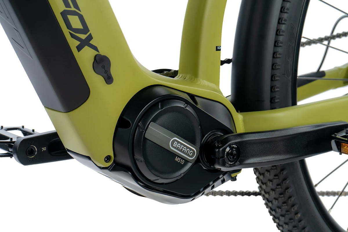 Elektrokolo 28" Leader Fox BEND pánské 2024 23,2Ah M510 army green/black, vel.17,5" -AKCE!