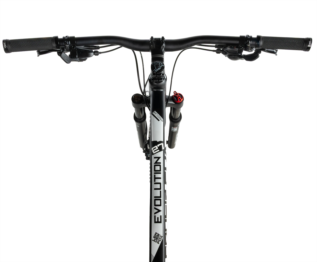 Horské kolo 27,5" Leader Fox EVOLUTION 2026 černá/bílá /2x8/ vel.20"