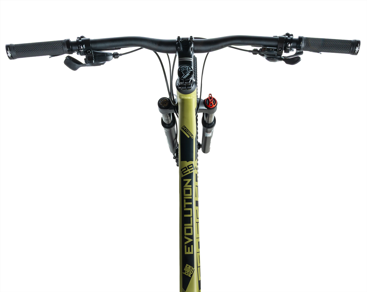 Horské kolo 29" Leader Fox EVOLUTION 2026 army zelená/černá /2x8/  vel.16"