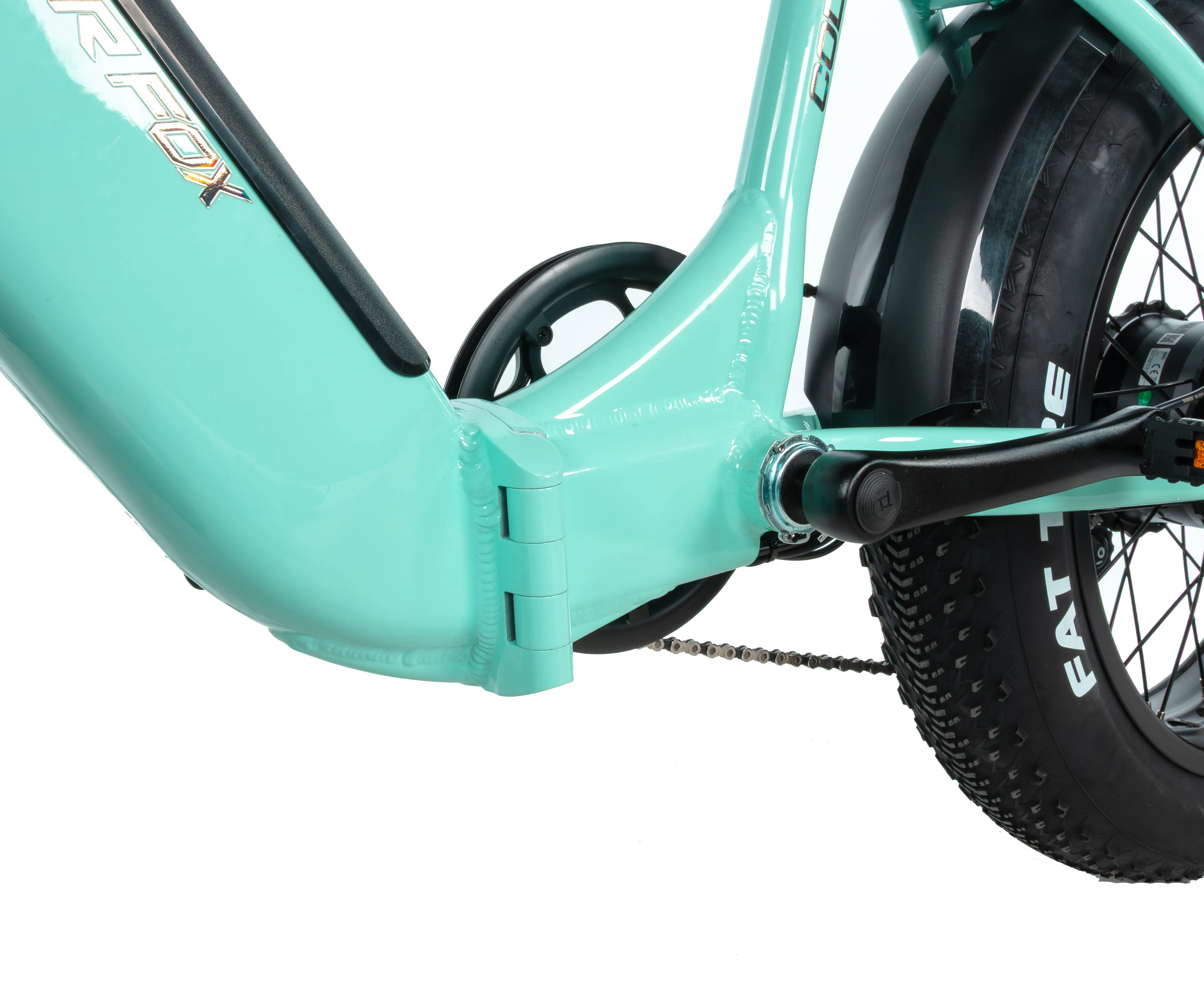 Elektrokolo skládací 20" Leader Fox CODY FAT Bike 16Ah 2025 světlá modrá