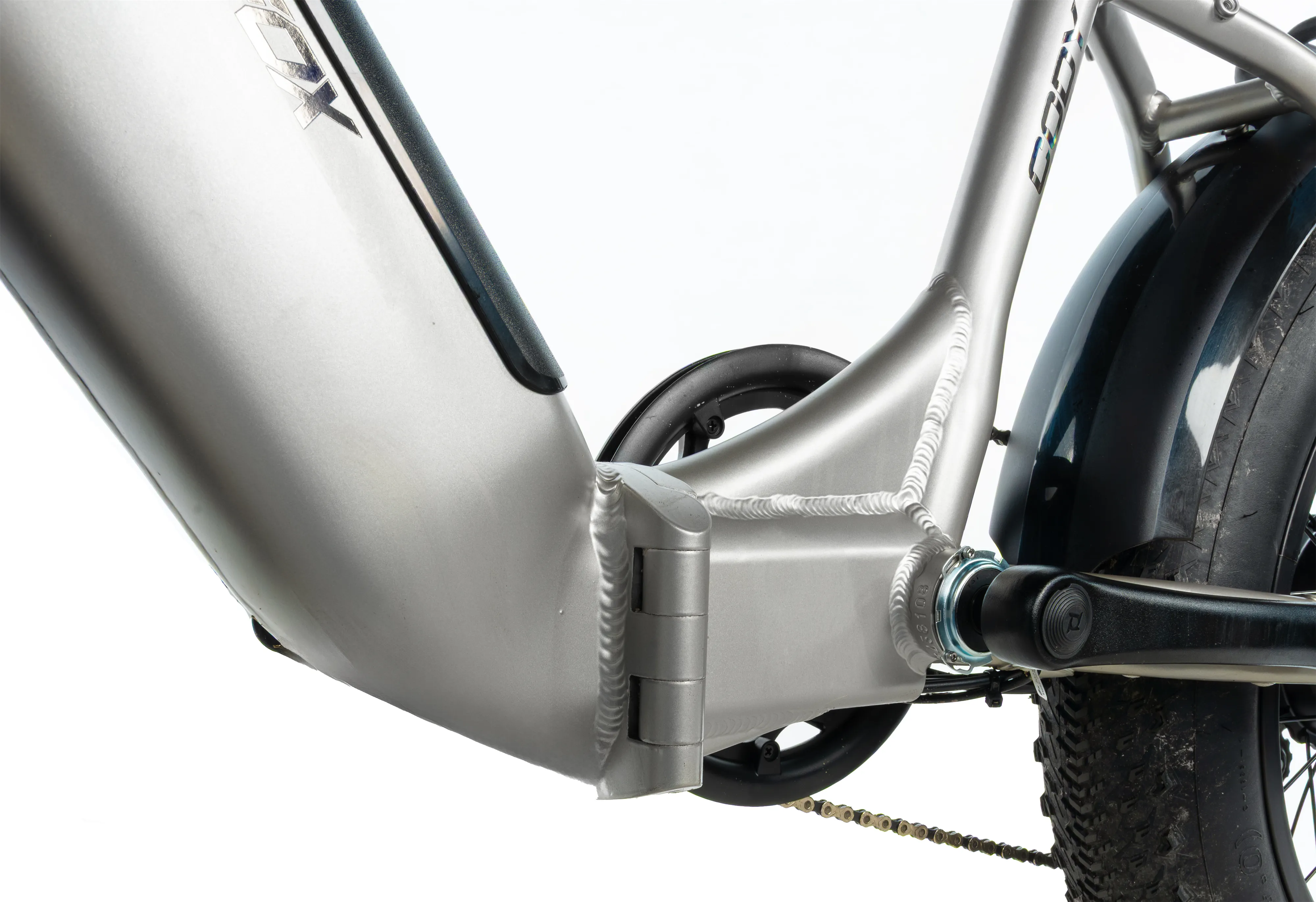 Elektrokolo skládací 20" Leader Fox CODY FAT Bike 16Ah 2025 stříbrná