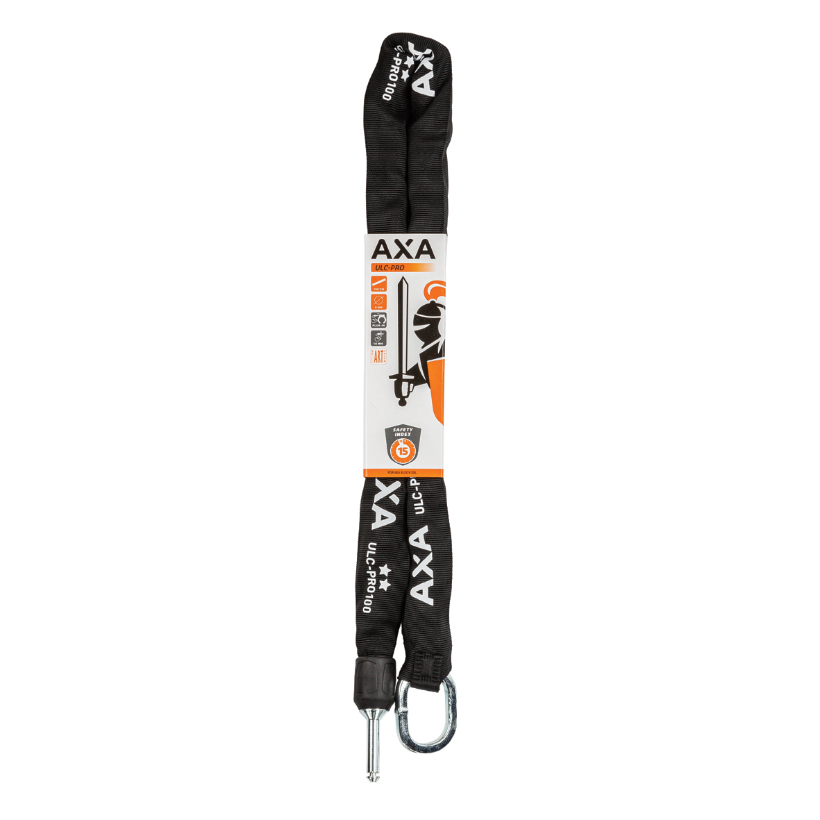 Zámek AXA ULC Pro 100 Plug-in 100/8,5 black řetězový