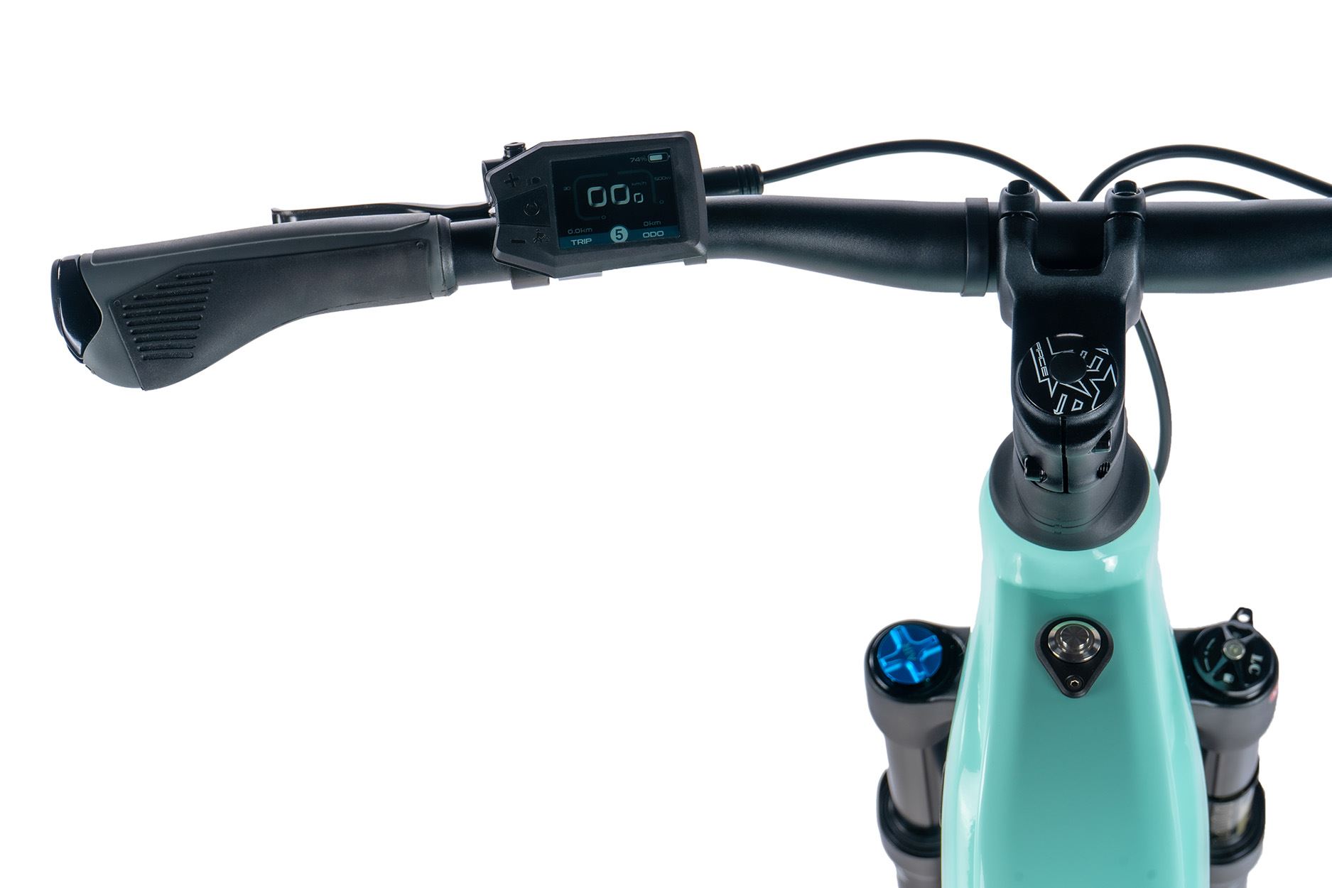 Horské elektrokolo 29" Leader Fox ARIMO dámské 2024 světle modrá/černá, 20Ah, vel.17,5" -AKCE!