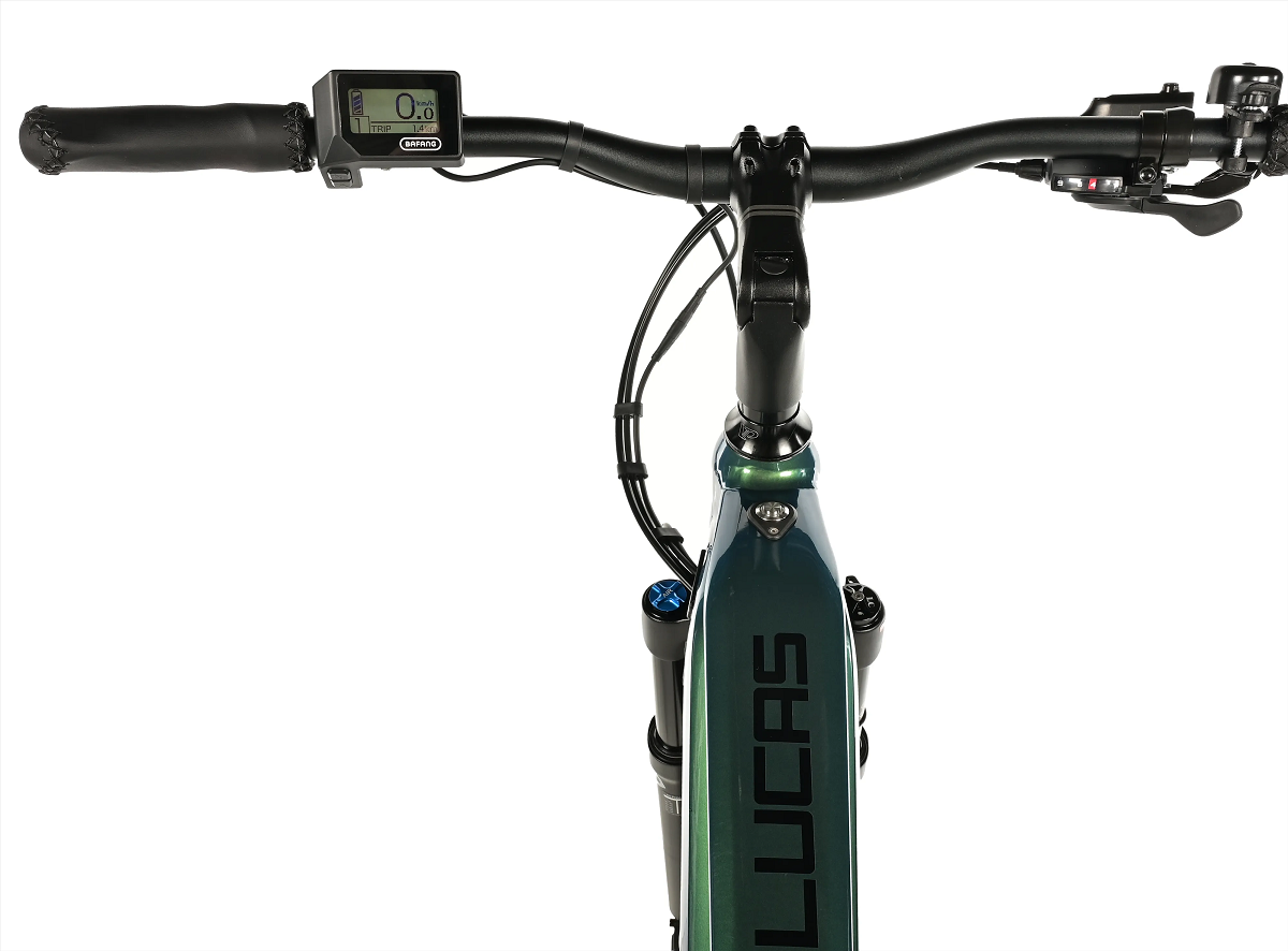 Elektrokolo 28" Leader Fox LUCAS 2025 20Ah, M420, grey/black, vel. 20,5"