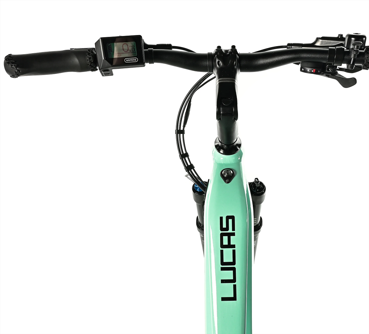 Elektrokolo 28" Leader Fox LUCAS 2025, 20Ah, M420, light blue/black, vel. 18"