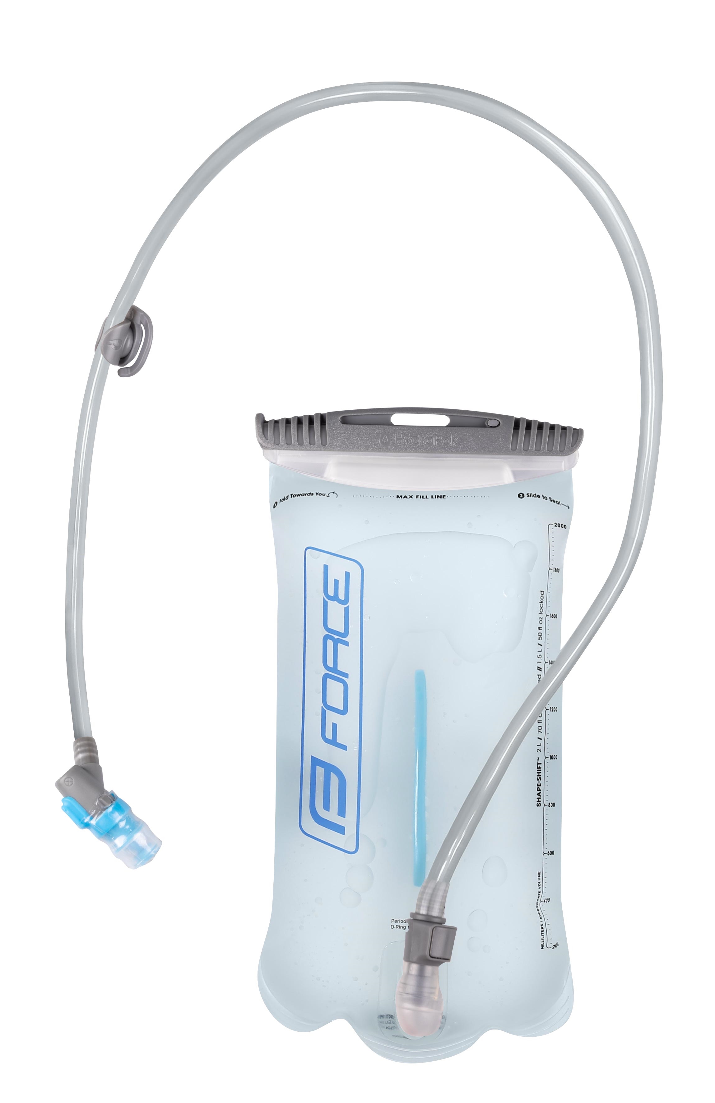 Batoh FORCE ECLIPSE 12 l +2l rezervoár, šedý