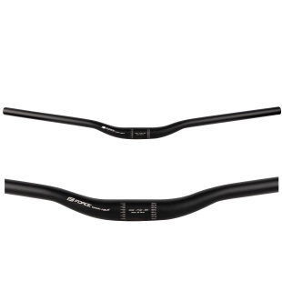 Řídítka FORCE BASIC H6.6 prohlé 31,8/740mm Alu černá mat