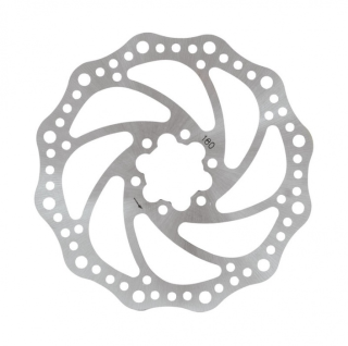Kotouč brzdový FORCE 180 mm, 6 děr, stříbrný