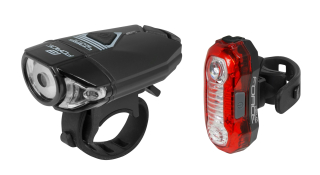 Světla sada FORCE EXPRESS USB přední+zadní