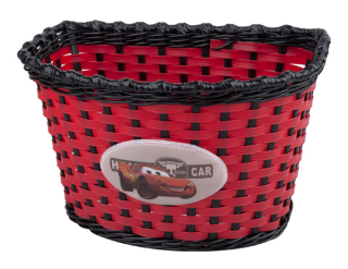 Košík na řídítka dětský Pro-T, červená-černá 