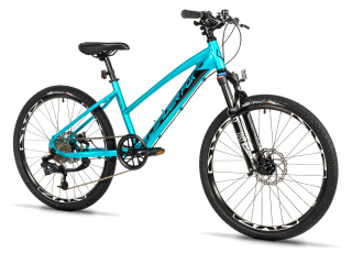 Dívčí kolo Leader Fox CAPITAN 24" Disc /1x8/ 2025 tyrkysová/černá 
