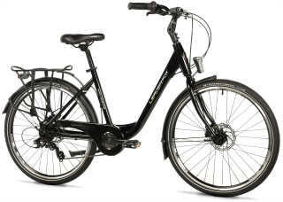 Cestovní kolo Leader Fox DOMESTA 2025 černá vel.17"