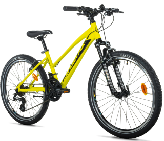 Dětské kolo Leader Fox SPIDER dívčí 24" /3x7/ 2026 žlutá