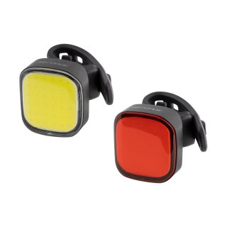 Sada blikaček/světel FORCE COB 2.0 USB, přední+zadní