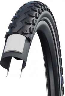Plášt 28" SCHWALBE Land Cruiser Plus HS450 28x1,6" (42-622),Reflex. pásek
