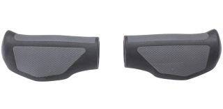 Gripy krátké BBB InterGrip BHG-76, černá/šedá, 90mm