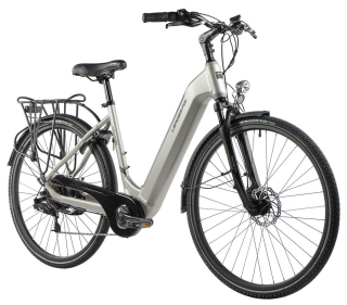 Elektrokolo Leader Fox INDUKTORA 28" 2023 15Ah stříbrná vel.18" - SUPER AKCE!
