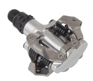 Pedály Shimano MTB SPD PDM520 nášlapné stříbrné,original balení