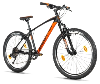 Horské kolo 26" Leader Fox MXC 2027, junior, black/orange /1x9/, vel.16"